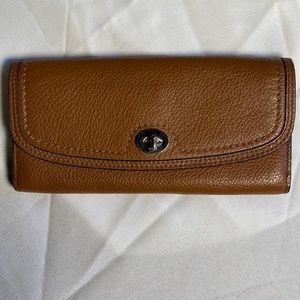 Coach leather wallet